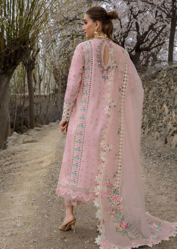 3 Piece Linen Embroidered with Embroidered Slub Dupatta - KW1139