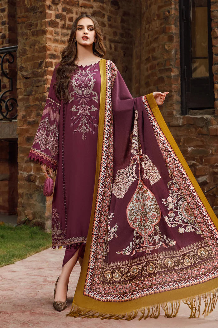 Maria b 3 piece fully embroidered winter collection