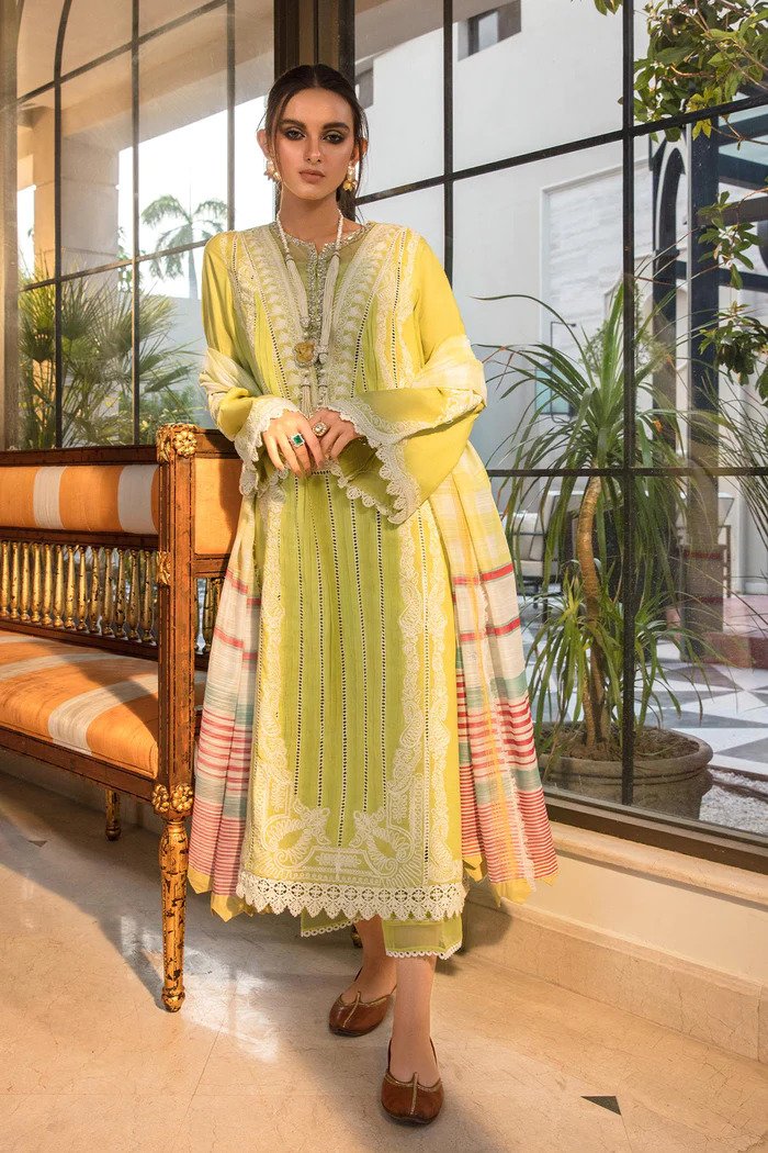 Crimson 3 Piece Luxury Lawn Eid Collection 2024