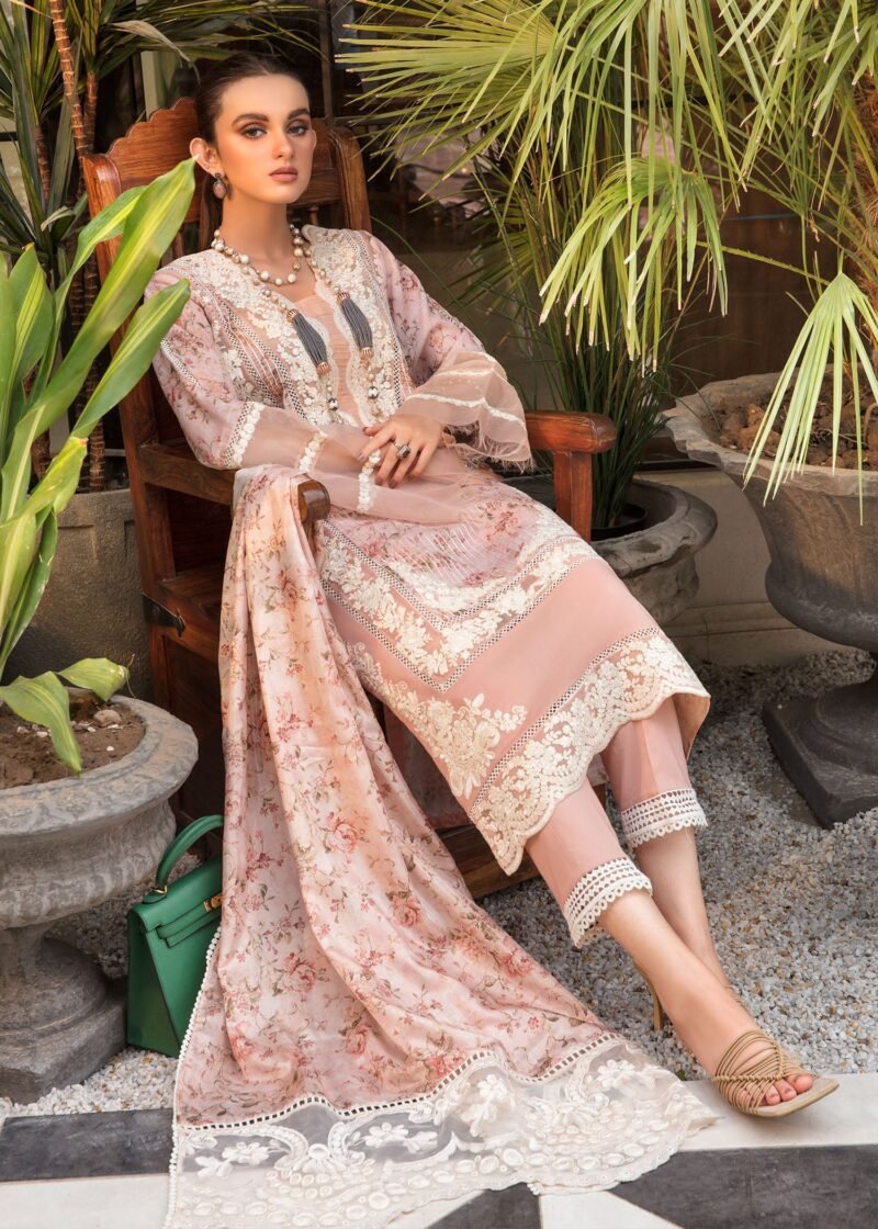 Crimson by Saira shakira embroidered 3 piece lawn unstitched dress