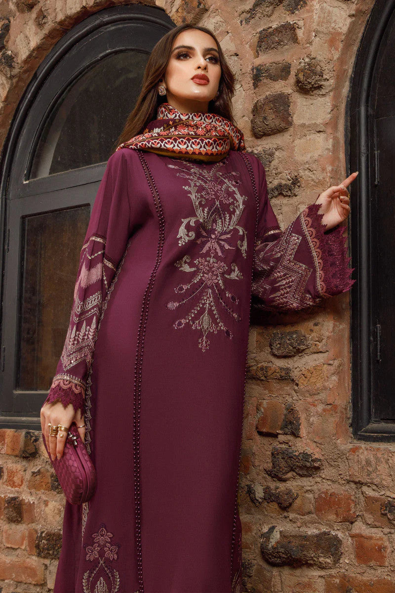 Maria b 3 piece fully embroidered winter collection