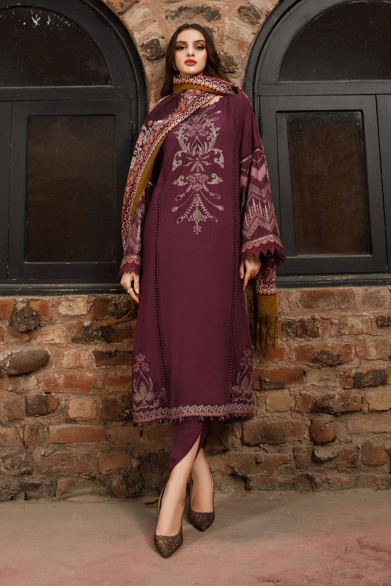 Maria b 3 piece fully embroidered winter collection