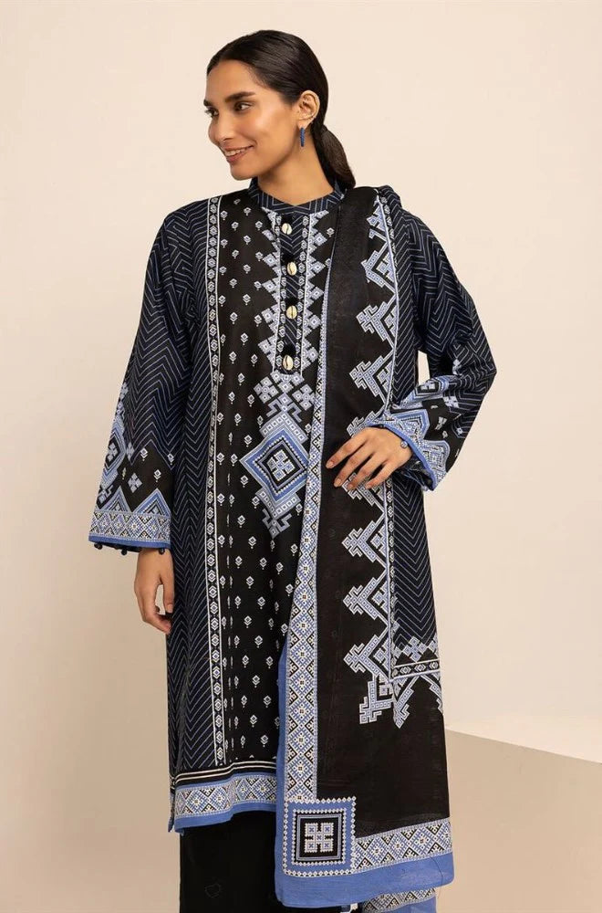 Khaddi digital printed dress