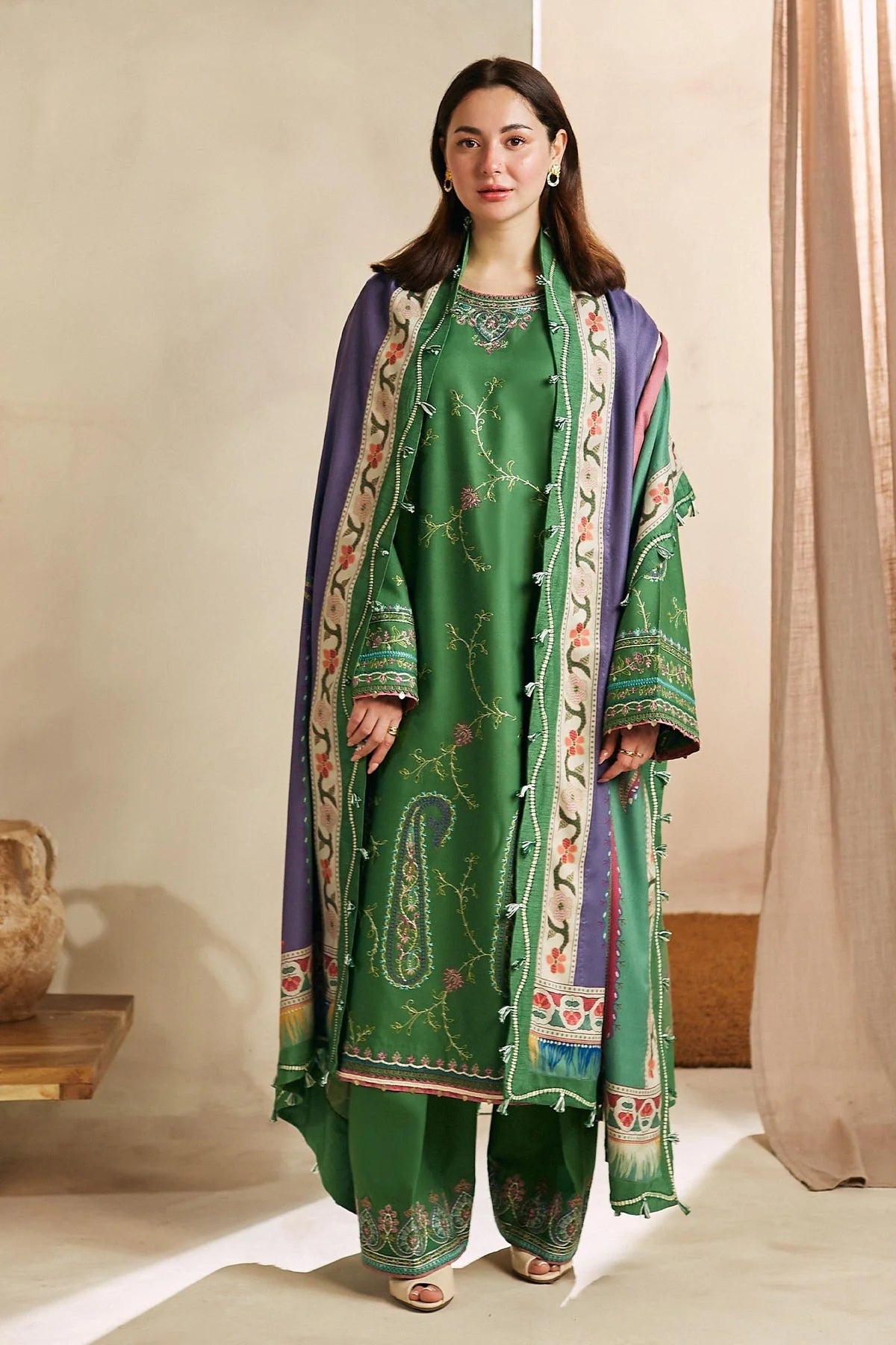 Zara shahjahan 3pc dhanak embroidered dress with shawl-06